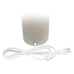 Concrete Table Lamp with Linen Shade White - Lalia Home -Desk Lamps sales shop unnamed file 4397