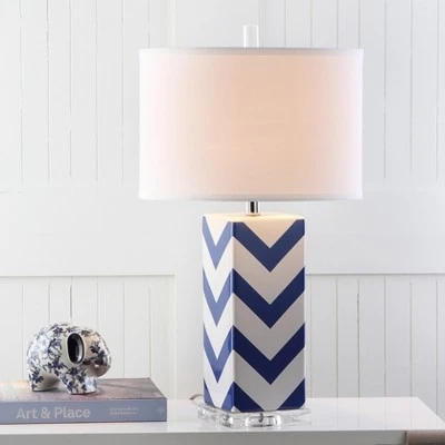 Penelope Table Lamp (Set of 2) - Safavieh Navy 2 Penelope Table Lamp (Set of 2) - Safavieh Navy - Image 2