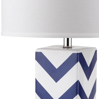 Penelope Table Lamp (Set of 2) - Safavieh Navy 4 Penelope Table Lamp (Set of 2) - Safavieh Navy - Image 4