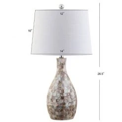 JONATHAN Y 26.5" Verna Seashell Table Lamp (Includes LED Light Bulb) Beige - JONATHAN Y 5 JONATHAN Y 26.5" Verna Seashell Table Lamp (Includes LED Light Bulb) Beige - JONATHAN Y -Desk Lamps sales shop unnamed file 4449