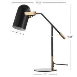JONATHAN Y 19.25" Metal Edison Task Lamp (Includes LED Light Bulb) Black - JONATHAN Y -Desk Lamps sales shop unnamed file 4456
