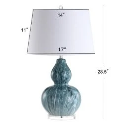 JONATHAN Y 28.5" Ceramic Stockholm Table Lamp (Includes LED Light Bulb) Blue - JONATHAN Y -Desk Lamps sales shop unnamed file 4475