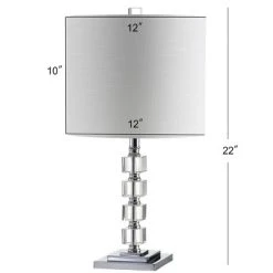 JONATHAN Y 22" (Set of 2) Barnard Crystal/Metal Table Lamp (Includes LED Light Bulb) Clear - JONATHAN Y -Desk Lamps sales shop unnamed file 4482