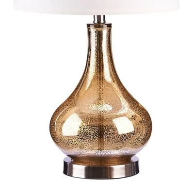 25.25" Table Lamp Brass (Includes LED Light Bulb) - Cresswell Lighting 1 25.25" Table Lamp Brass (Includes LED Light Bulb) - Cresswell Lighting