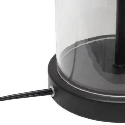 Entrapped Glass Table Lamp with Fabric Shade Black - Lalia Home -Desk Lamps sales shop unnamed file 454