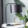 Olivia & May 12" x 18" x 22" Minimalist Table Lamp Black - Olivia & May