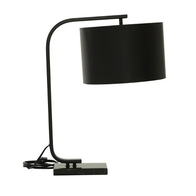 Olivia & May 12" x 18" x 22" Minimalist Table Lamp Black - Olivia & May 3 Olivia & May 12" x 18" x 22" Minimalist Table Lamp Black - Olivia & May - Image 3