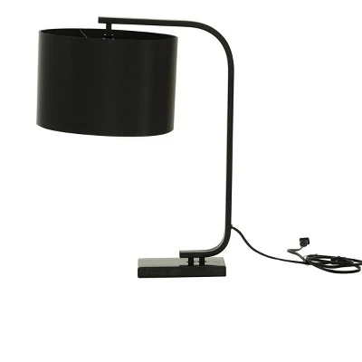 Olivia & May 12" x 18" x 22" Minimalist Table Lamp Black - Olivia & May 4 Olivia & May 12" x 18" x 22" Minimalist Table Lamp Black - Olivia & May - Image 4