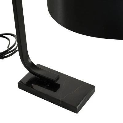 Olivia & May 12" x 18" x 22" Minimalist Table Lamp Black - Olivia & May 5 Olivia & May 12" x 18" x 22" Minimalist Table Lamp Black - Olivia & May - Image 5