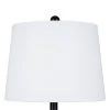 23" Farmhouse Table Lamp Black (Includes LED Light Bulb) - Cresswell Lighting