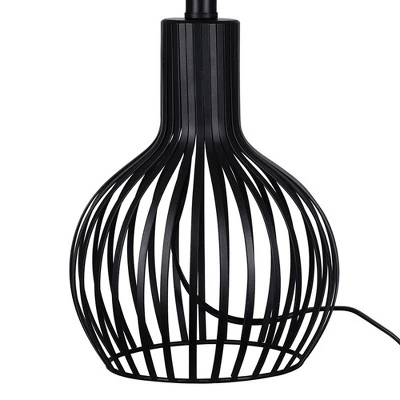 23" Farmhouse Table Lamp Black (Includes LED Light Bulb) - Cresswell Lighting 2 23" Farmhouse Table Lamp Black (Includes LED Light Bulb) - Cresswell Lighting - Image 2