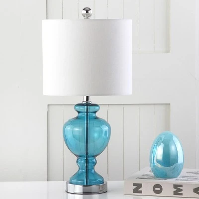 21" Marine Table Lamp Monocco Blue (Includes CFL Light Bulb) - Safavieh 1 21" Marine Table Lamp Monocco Blue (Includes CFL Light Bulb) - Safavieh