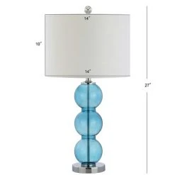 JONATHAN Y (Set Of 2) 27" Bella Glass Triple Sphere Table Lamp Sky Blue (Includes LED Light Bulb) - JONATHAN Y 5 JONATHAN Y (Set Of 2) 27" Bella Glass Triple Sphere Table Lamp Sky Blue (Includes LED Light Bulb) - JONATHAN Y -Desk Lamps sales shop unnamed file 4625