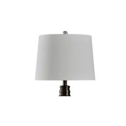Madison Urn Table Lamp with Tapered Drum Shade Bronze - StyleCraft