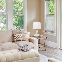 Glass Dollop Table Lamp with Fabric Shade White - Lalia Home -Desk Lamps sales shop unnamed file 4680