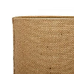 Olivia & May 14" Mahogany Wood Log Table Lamp with Jute Oval Shade Natural - Olivia & May -Desk Lamps sales shop unnamed file 4718