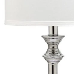 (Set of 2) 31" Erica Crystal Candlestick Lamp Clear (Includes CFL Light Bulb) - Safavieh -Desk Lamps sales shop unnamed file 4742