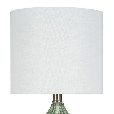 18" Glass Accent Lamp Green - Cresswell Lighting 3 18" Glass Accent Lamp Green - Cresswell Lighting - Image 3