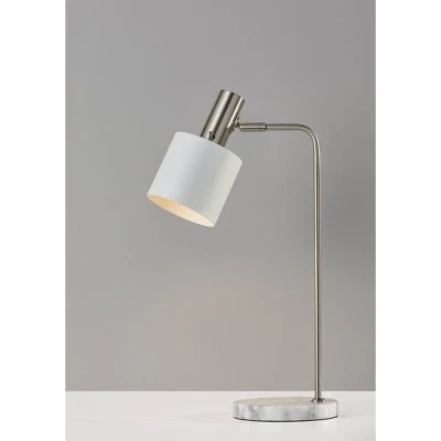 23.25" Emmett Desk Lamp White - Adesso 3 23.25" Emmett Desk Lamp White - Adesso - Image 3