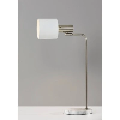 23.25" Emmett Desk Lamp White - Adesso 4 23.25" Emmett Desk Lamp White - Adesso - Image 4