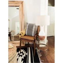 (Set of 2) Two-Tone Ceramic Table Lamp with Linen Shade Each one will Vary - 3R Studios -Desk Lamps sales shop unnamed file 4898