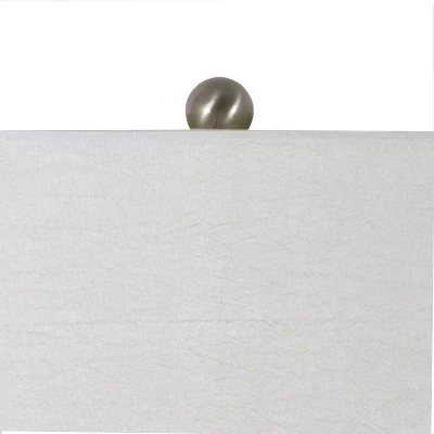 24" Lorren Ceramic Desk Lamp Maroon - Decor Therapy 3 24" Lorren Ceramic Desk Lamp Maroon - Decor Therapy - Image 3