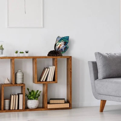 Trademark Global Tiffany Style Butterfly Lamp (Includes LED Light Bulb) 4 Trademark Global Tiffany Style Butterfly Lamp (Includes LED Light Bulb) - Image 4