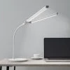Trademark Global Foldable Lamp-Dual Light Bar with Dimming (Includes LED Light Bulb)
