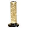 13" Novelty Metal Tube Table Lamp (Includes LED Light Bulb) Silver - Ore International