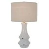 30" Ceramic Callie Table Lamp White - Decor Therapy