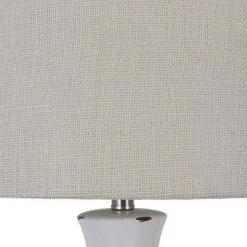 30" Ceramic Callie Table Lamp White - Decor Therapy 14 30" Ceramic Callie Table Lamp White - Decor Therapy -Desk Lamps sales shop unnamed file 4939