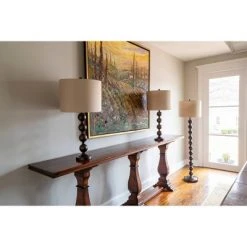 58.5" 3pk Ettie Stacked Ball Table Lamp Bronze - Decor Therapy -Desk Lamps sales shop unnamed file 4987