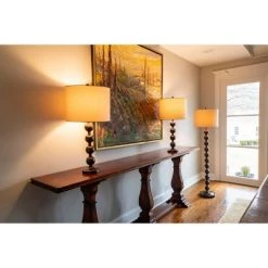 58.5" 3pk Ettie Stacked Ball Table Lamp Bronze - Decor Therapy -Desk Lamps sales shop unnamed file 4988