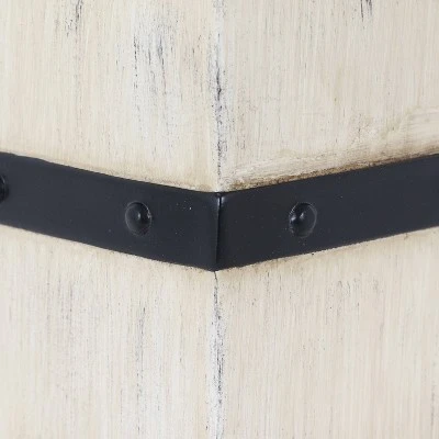 15" Campbell Square Barrel Accent Table Lamp (Includes LED Light Bulb) White - Decor Therapy 6 15" Campbell Square Barrel Accent Table Lamp (Includes LED Light Bulb) White - Decor Therapy - Image 6