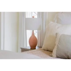 27" Annabelle Ceramic Table Lamp Rose - Decor Therapy 16 27" Annabelle Ceramic Table Lamp Rose - Decor Therapy -Desk Lamps sales shop unnamed file 5010