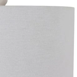 27.5" Patterned Ceramic Table Lamp White Glaze - Decor Therapy -Desk Lamps sales shop unnamed file 5043