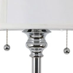 61.5" Twin Lamp Silver - Decor Therapy -Desk Lamps sales shop unnamed file 5079
