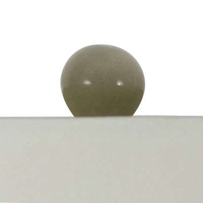 27" Annabelle Ceramic Table Lamp Gray - Decor Therapy 2 27" Annabelle Ceramic Table Lamp Gray - Decor Therapy - Image 2