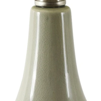 27" Annabelle Ceramic Table Lamp Gray - Decor Therapy 4 27" Annabelle Ceramic Table Lamp Gray - Decor Therapy - Image 4