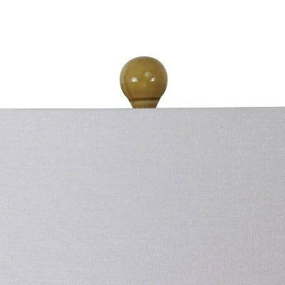 27.5" Patterned Ceramic Table Lamp Camel Glaze - Decor Therapy 4 27.5" Patterned Ceramic Table Lamp Camel Glaze - Decor Therapy - Image 4