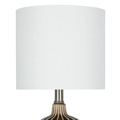 19" Ceramic Accent Lamp Bronze - Cresswell Lighting 3 19" Ceramic Accent Lamp Bronze - Cresswell Lighting - Image 3