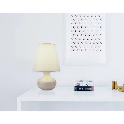 12" Traditional Small Ceramic Table Lamp White - Ore International 2 12" Traditional Small Ceramic Table Lamp White - Ore International - Image 2