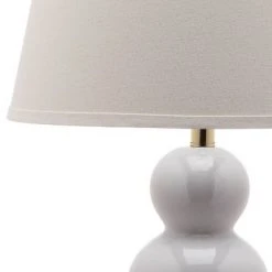 Set of 2 Pamela Triple Gourd Lamp (Includes LED Light Bulb) White - Safavieh 7 Set of 2 Pamela Triple Gourd Lamp (Includes LED Light Bulb) White - Safavieh -Desk Lamps sales shop unnamed file 517