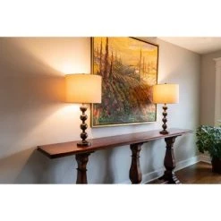 28.5" Set of 2 Sadie Stacked Ball Table Lamp Bronze - Decor Therapy 11 28.5" Set of 2 Sadie Stacked Ball Table Lamp Bronze - Decor Therapy -Desk Lamps sales shop unnamed file 5195