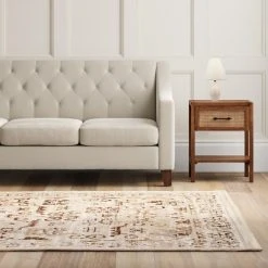 13.5" Traditional Small Metal Table Lamp OffWhite/Avocado - Ore International