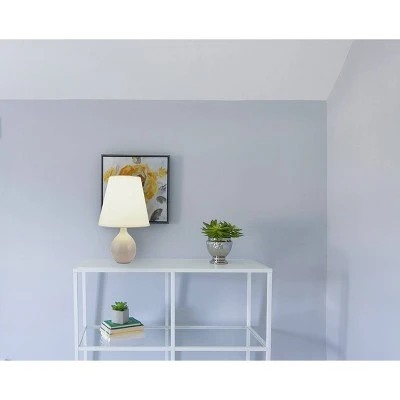 13.5" Traditional Small Metal Table Lamp OffWhite/Avocado - Ore International 2 13.5" Traditional Small Metal Table Lamp OffWhite/Avocado - Ore International - Image 2