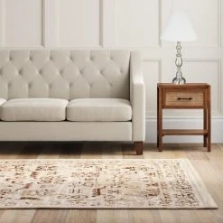 27" Traditional Metal Table Lamp with Brushed Base Silver - Ore International