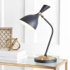 JONATHAN Y 21.5" Iron Albert Retro Mid Century LED Table Lamp - Jonathan Y White And Gold