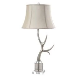 (Set of 2) 32.5" Adele Antler Table Lamps Silver (Includes LED Light Bulb) - Safavieh -Desk Lamps sales shop unnamed file 5242