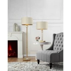 29.5" Traditional Metal Table Lamp with Crystal Accents Gold - Ore International -Desk Lamps sales shop unnamed file 5247